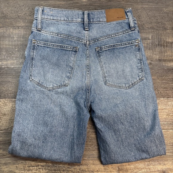 Madewell The Perfect Vintage Straight Jean Women's 6 Vintage Indigo Distressed - Picture 4 of 16